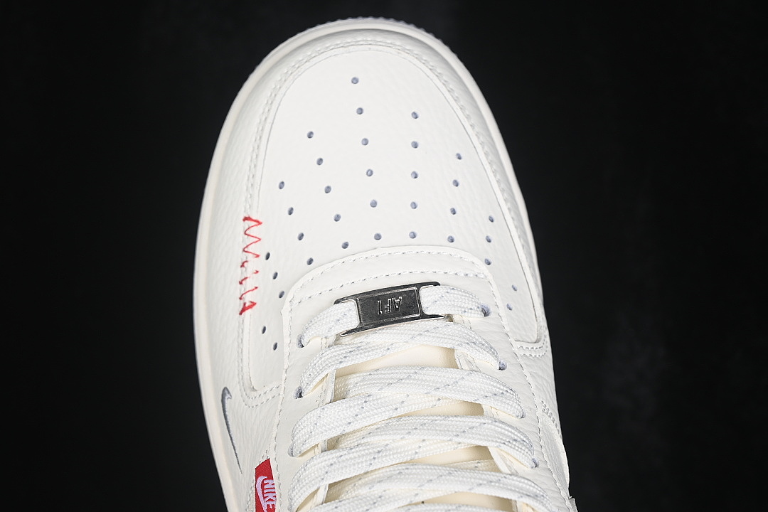 Nike [MM3399-829]-[AIR FORCE 1 07 LOW CASUAL SNEAKERS DARK GRAY/WHITE]-[WOMAN:36-39]-[MAN:40-45] - Image 9