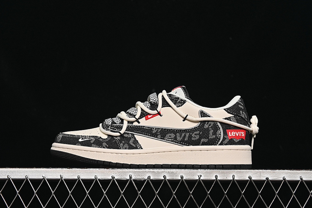 Jordan [HT5088-600]-[TRAVIS SCOTT X FRAGMENT DESIGN AIR JORDAN 1 LOW OG SP OFF WHITE/GREY/BLACK], photo 1