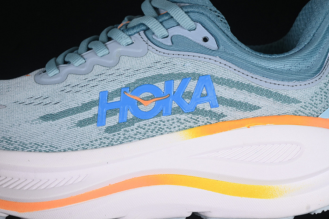 On Running [1162011 GYBU]-[HOKA ONE BONDI 9 WHITE/BLUE/GREY]-[WOMAN:36-39]-[MAN:40-45] - Image 8