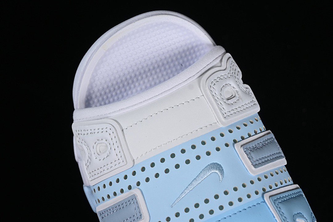 Nike [FJ2708-001]-[AIR MORE UPTEMPO SLIDE WHITE/BLUE]-[WOMAN:36-39]-[MAN:40-46] - Image 9