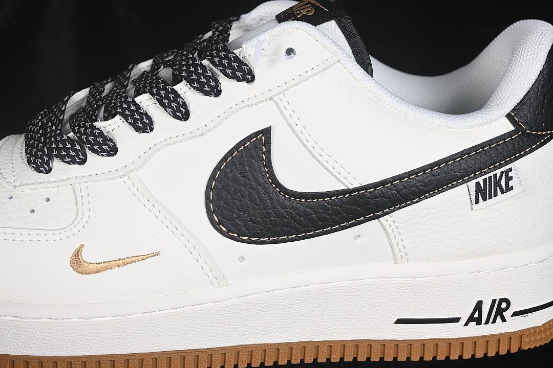 Nike [DN9688-115]-[AIR FORCE 1 07 LOW CASUAL SNEAKERS WHITE/BLACK]-[WOMAN:36-39]-[MAN:40-45] - Image 8