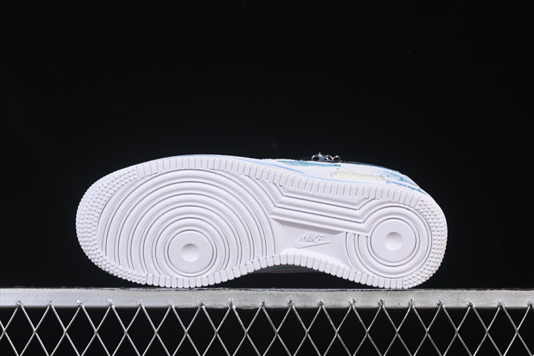 Nike [219-320]-[AIR FORCE 1 07 LOW PISCES BLACK/BLUE/WHITE]-[WOMAN:36-39]-[MAN:40-45] - Image 15