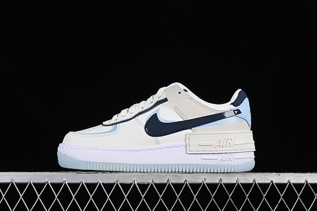 Nike [DZ1847-107]-[AIR FORCE 1 SHADOW SAIL/GLACIER BLUE/COCONUT MILK/ARMORY NAVY]-[WOMAN:35.5-40], photo 1