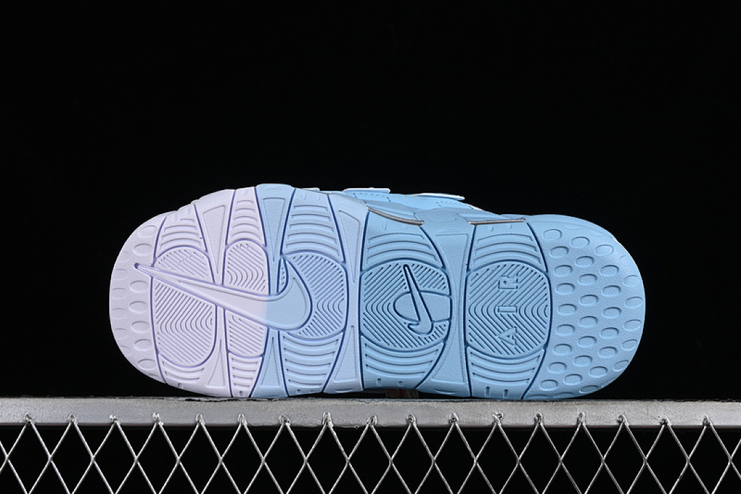 Nike [FJ2708-001]-[AIR MORE UPTEMPO SLIDE WHITE/BLUE]-[WOMAN:36-39]-[MAN:40-46] - Image 13