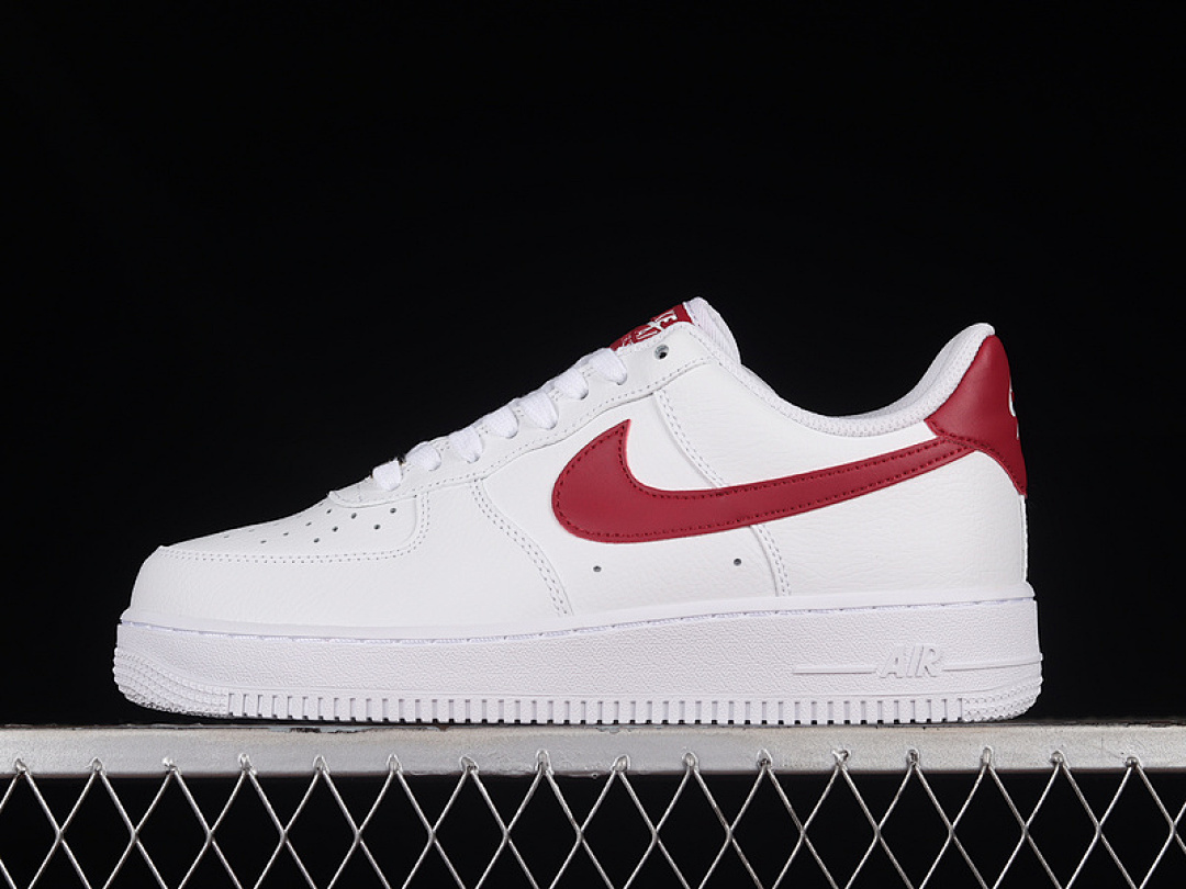 Nike [315115-154]-[AIR FORCE 1 07 WHITE/NOBLE RED/WHITE/WHITE]-[WOMAN:36-39]-[MAN:40-45], photo 1