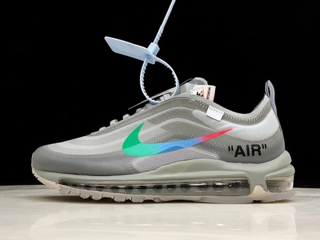 Off-White [AJ4585-101]-[H12 OFF-WHITE AIR MAX 97 MENTA MENTA-WOLF/GREY-WHITE]-[WOMAN:36-39]-[MAN:40-47.5], photo 1