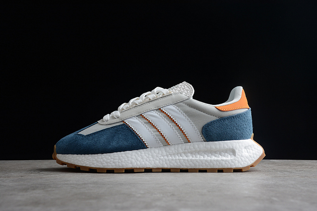 RETROPY E5 SHOES ORBIT GREY/CLOUD WHITE/ALTERED BLUE · GW0559, photo 1
