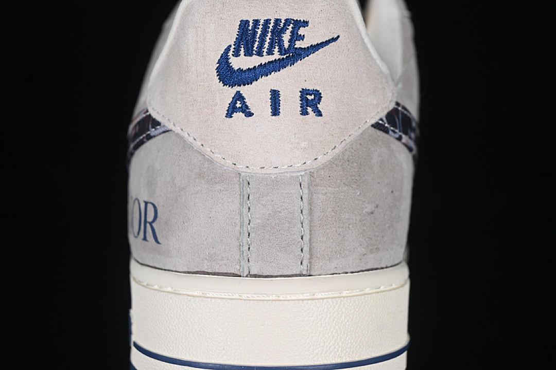 Nike [KK1988-044]-[AIR FORCE 1 07 LOW WHITE/GREY/BLUE]-[WOMAN:36-39]-[MAN:40-45] - Image 7