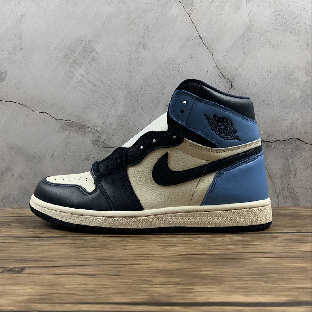 Jordan AIR Jordan 1 RETRO HIGH OG OBSIDIAN SAIL/OBSIDIAN/UNIVERSITY BLUE · 555088-140, photo 1