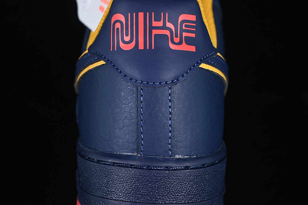 Nike [HV5752-410]-[AIR FORCE 1 07 LOW MIDNIGHT NAVY/BLUE VOID/LIGHT CRIMSON/UNIVERSITY GOLD]-[36-45] - Image 7