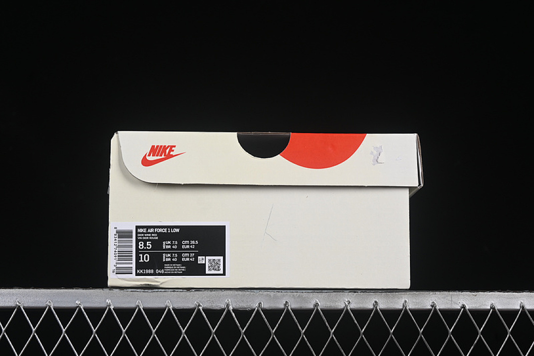 Nike [KK1988-046]-[AIR FORCE 1 07 LOW BLACK/RED/WHITE]-[WOMAN:36-39]-[MAN:40-45] - Image 12