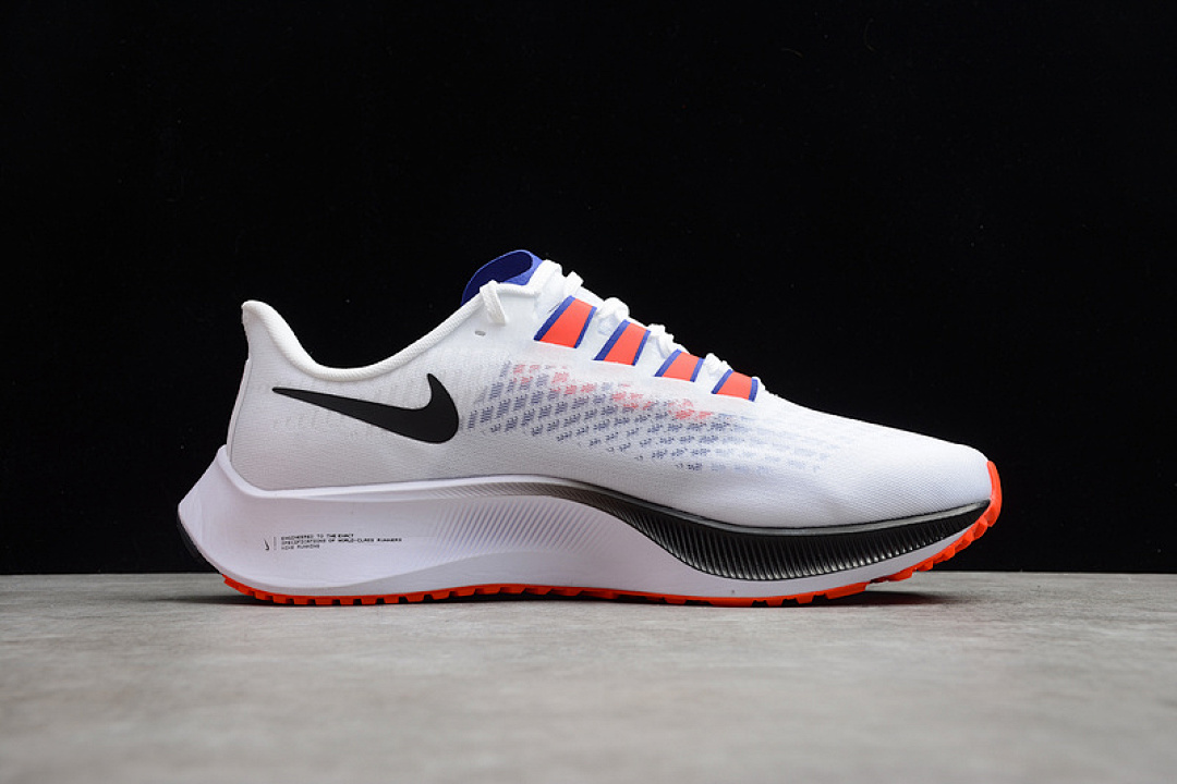 Nike [DD8348-100]-[AIR ZOOM PEGASUS 37 WHITE/BLACK/CONCORD]-[MAN:39-45] - Image 5