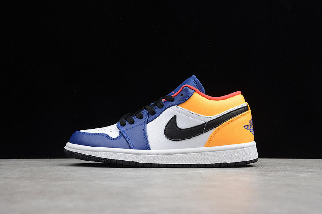 Jordan [553558-123]-[AIR JORDAN 1 LOW ROYAL YELLOW/MULTI-COLOR]-[UNISEX:36-47.5], photo 1