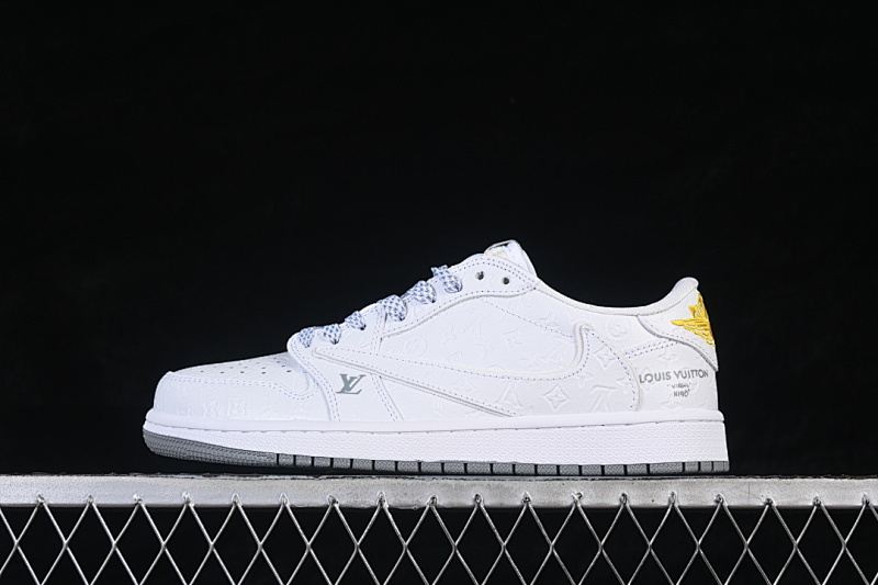 Jordan AIR Jordan 1 LOW LOW-TOP RETRO SHOES WHITE/WHITE · LD2028-061, photo 1