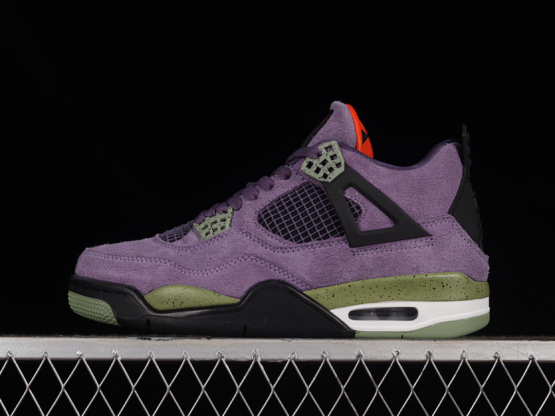Jordan [AQ9129-500]-[AIR JORDAN 4 CANYON PURPLE/ANTHRACITE/ALLIGATOR/ORANGE]-[UNISEX:36-47.5], photo 1