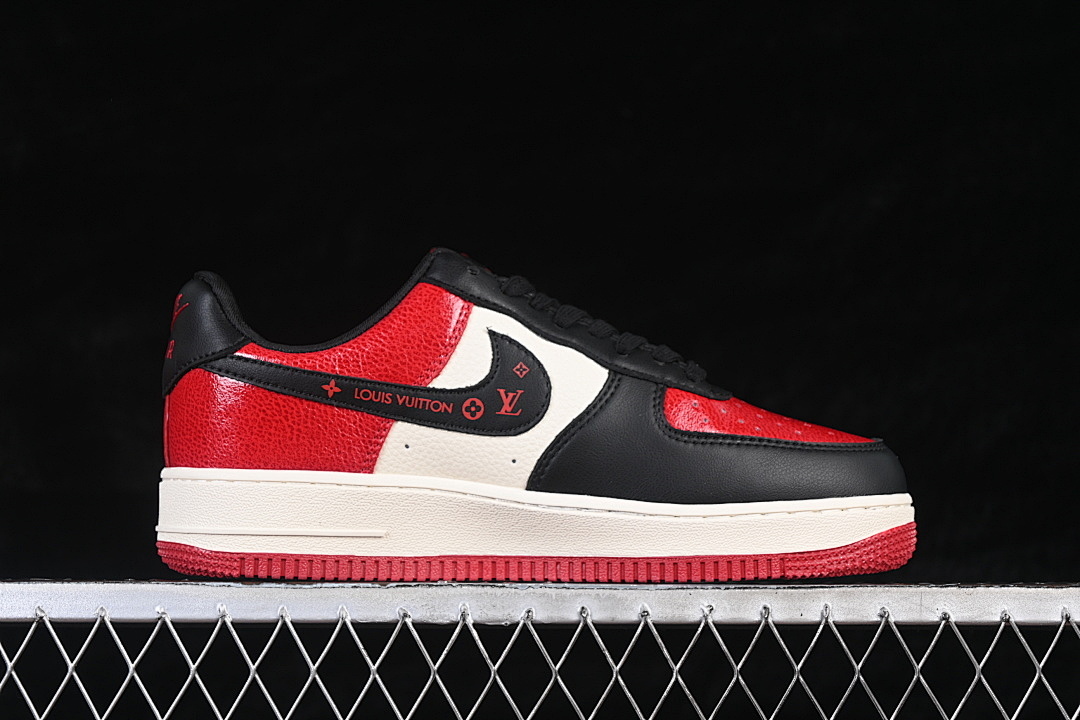 Nike [KD1688-007]-[AIR FORCE 1 07 LOW CASUAL SNEAKERS RED/WHITE/BLACK]-[WOMAN:36-39]-[MAN:40-45] - Image 15