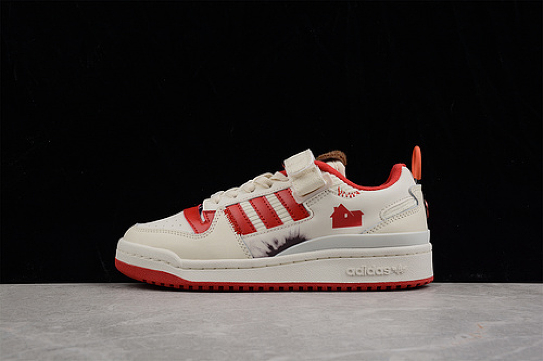 HOME ALONE X FORUM 84 LOW WHITE/RED/WHITE · GZ4378, photo 1
