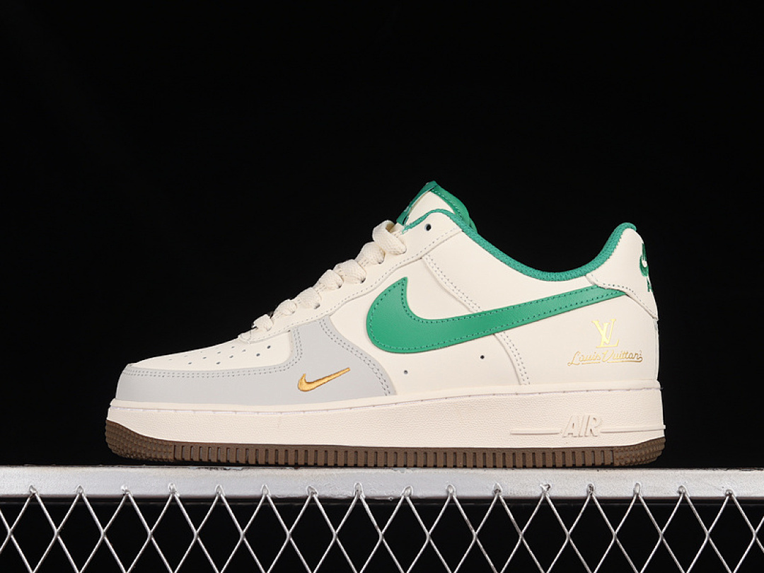 Nike [BS8856-116]-[AIR FORCE 1 LOW 07 X L*V WHITE/LIGHT GREY/GREEN]-[WOMAN:36-39]-[MAN:40-45], photo 1