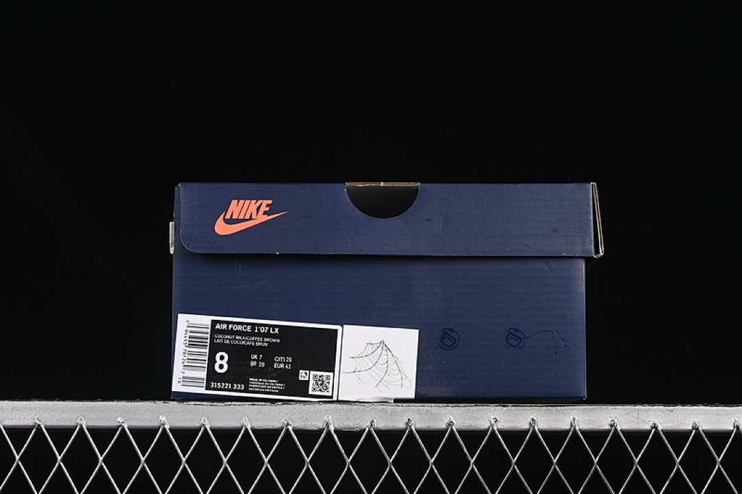 Nike [315221-333]-[AIR FORCE 1 07 LOW BLACK/BEIGE]-[WOMAN:36-39]-[MAN:40-45] - Image 12