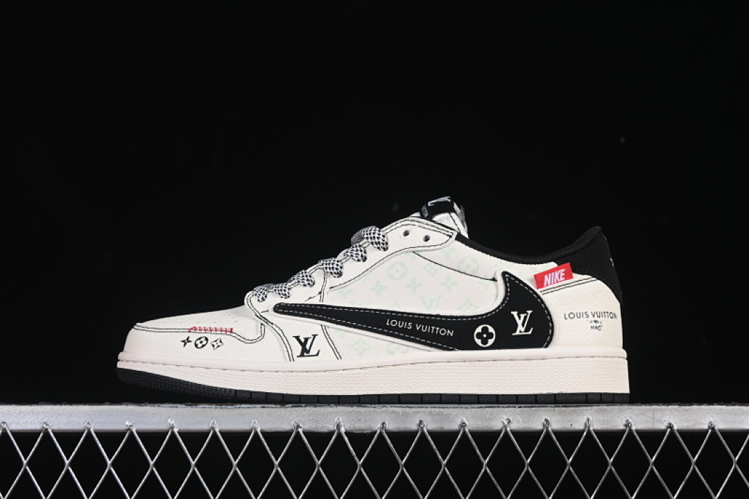 Jordan [CX5050-Y30]-[AIR JORDAN 1 LOW AJ1 CASUAL SNEAKERS BLACK/WHITE]-[WOMAN:36-39]-[MAN:40-45], photo 1