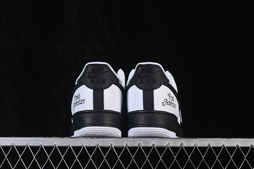 Nike [ZH0316-152]-[AIR FORCE 1 07 LOW CASUAL SNEAKERS WHITE/BLACK]-[WOMAN:36-39.5]-[MAN:40-45] - Image 14