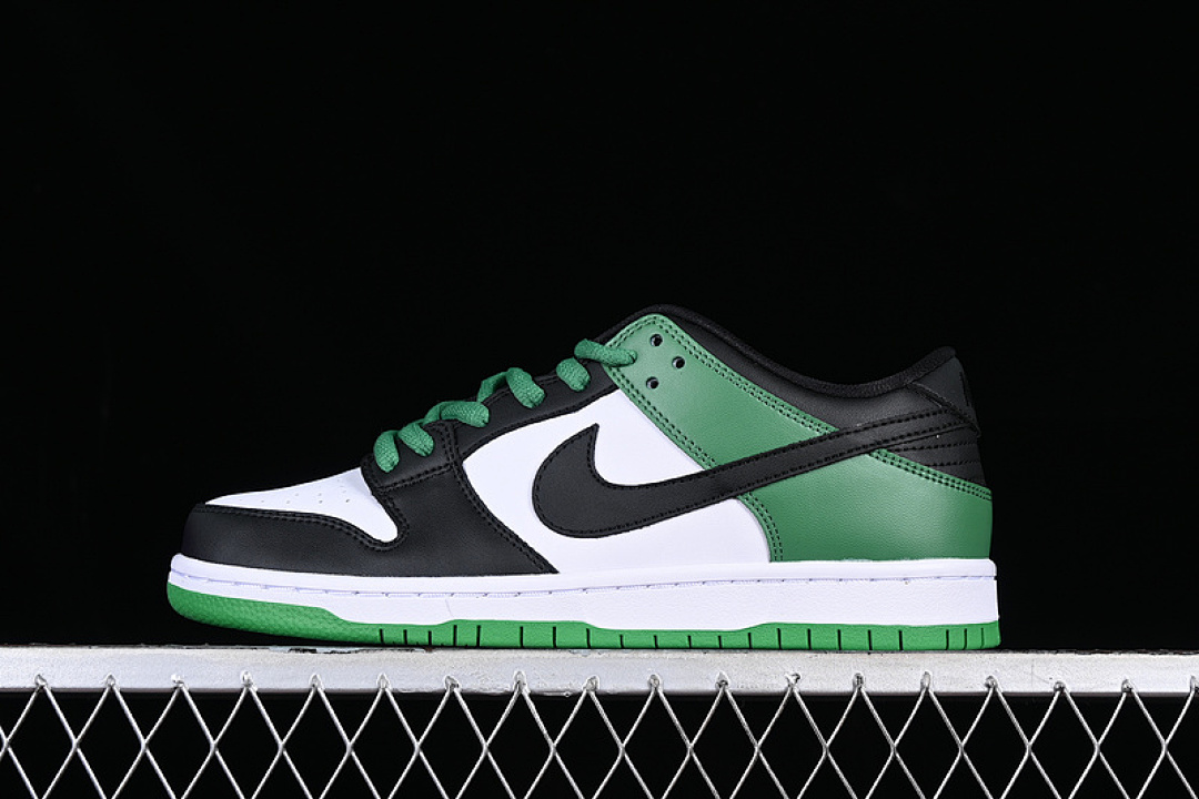 Nike DUNK LOW PRO SB CLASSIC GREEN/WHITE/CLASSIC GREEN/BLACK · BQ6817-302, photo 1