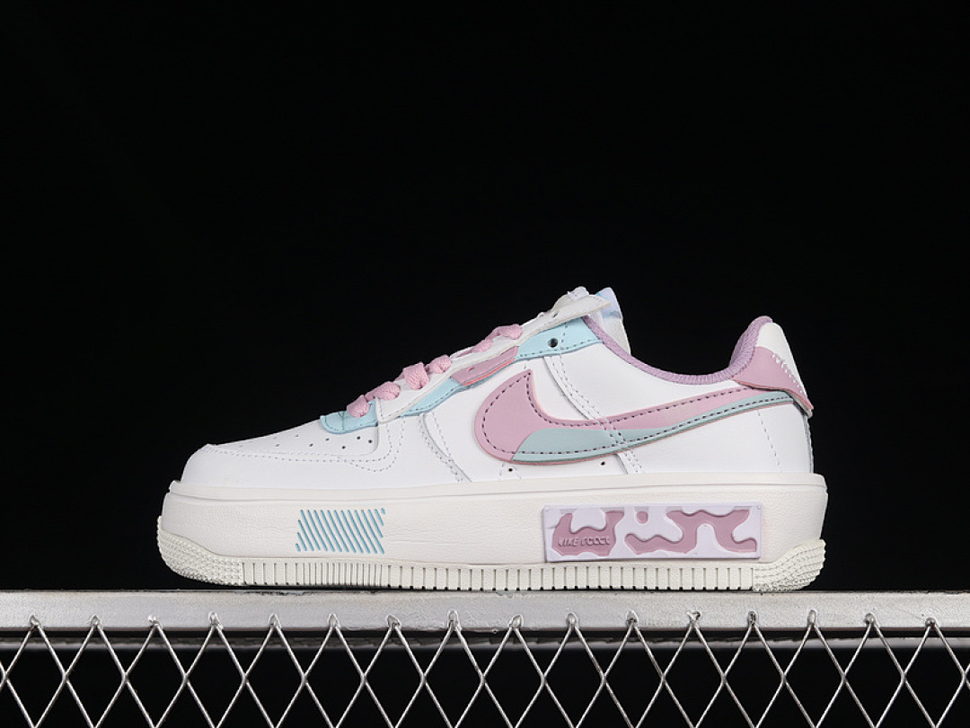 Nike [CW6688-607]-[AIR FORCE 1 FONTANKA WHITE/GREY/BLUE-PINK]-[WOMAN:36-39]-[MAN:40-45], photo 1