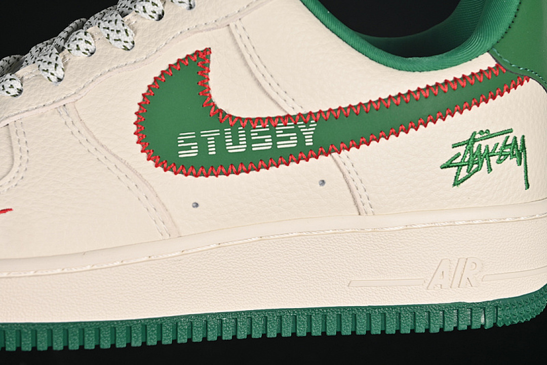 Nike [KJ1688-002]-[AIR FORCE 1 07 LOW GREY/GREEN]-[WOMAN:36-39]-[MAN:40-45] - Image 8