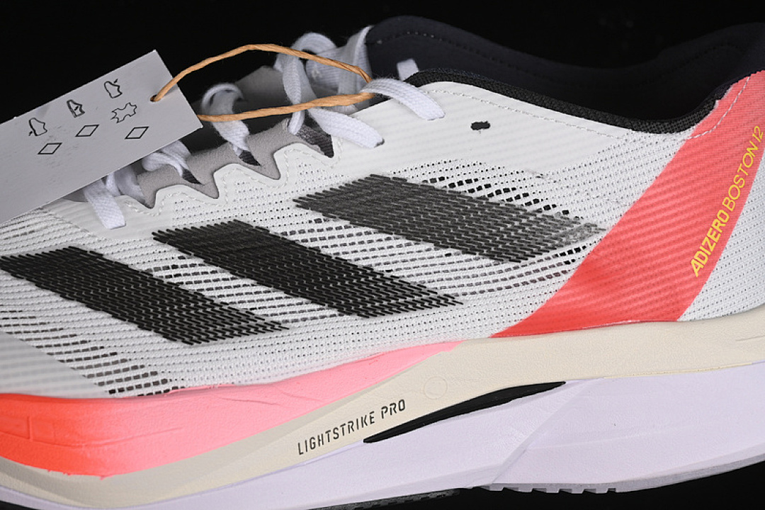 On Running [IF9210]-[ADIZERO BOSTON 12 CLOUD WHITE/AURORA METALLIC/SOLAR RED]-[WOMAN:36-39]-[MAN:40-45] - Image 8