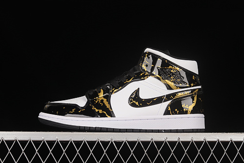 Jordan AIR Jordan 1 MID WHITE/TROPICAL TWIST/BLACK · 554724-132, photo 1