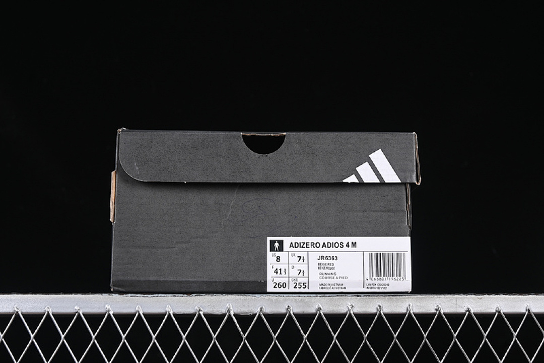 Adidas [JR6363]-[ADIZERO ADIOS 4 M WHITE/GREY/RED]-[WOMAN:36-39]-[MAN:40-45] - Image 12