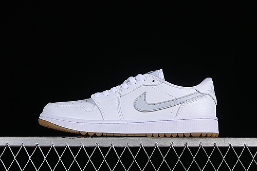 Jordan [DD9315-111]-[AIR JORDAN 1 RETRO LOW GOLF WHITE/PURE PLATINUM/GUM MEDIUM BROWN]-[35.5-47.5], photo 1