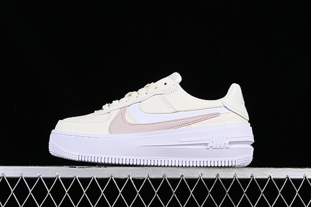 Nike [DJ9946-107]-[AIR FORCE 1 PLT.AF.ORM GREY/WHITE/PINK]-[WOMAN:36-39]-[MAN:40-45], photo 1
