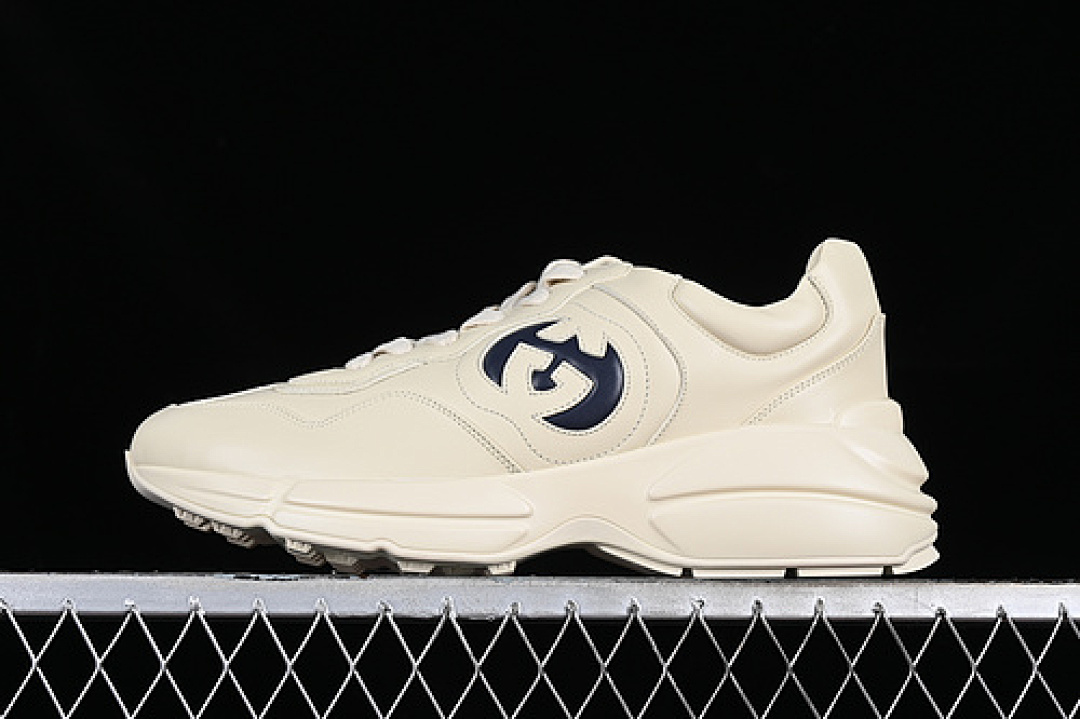 On Running [UPG709567]-[GU*CCI RHYTON VINTAGE TRAINER SNEAKER GREY/BLACK]-[WOMAN:35-39]-[MAN:40-44] - Image 2