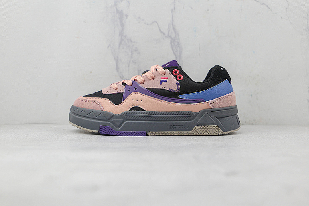 Purple [FI*LA FUSION PLATFORM DAD SHOES BLACK/PINK/PURPLE]-[WOMAN:35.5-40], photo 1