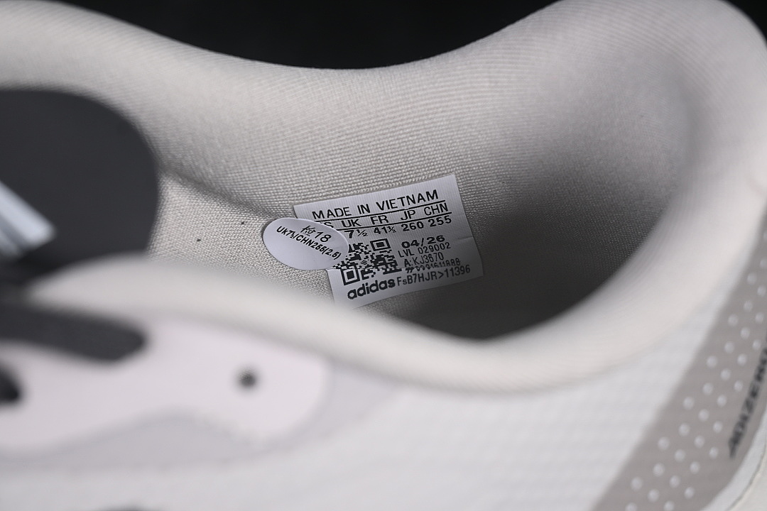Adidas [KJ3670]-[EVO SL BREATHABLE RUNNING SHOES LIGHT GRAY/BLACK]-[WOMAN:36-39]-[MAN:40-46] - Image 5