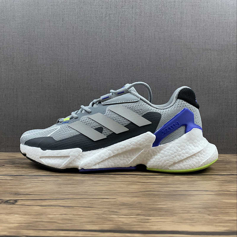 X9000L4 SHOES GREY/CLOUD WHITE/BLUE · S23683, photo 1