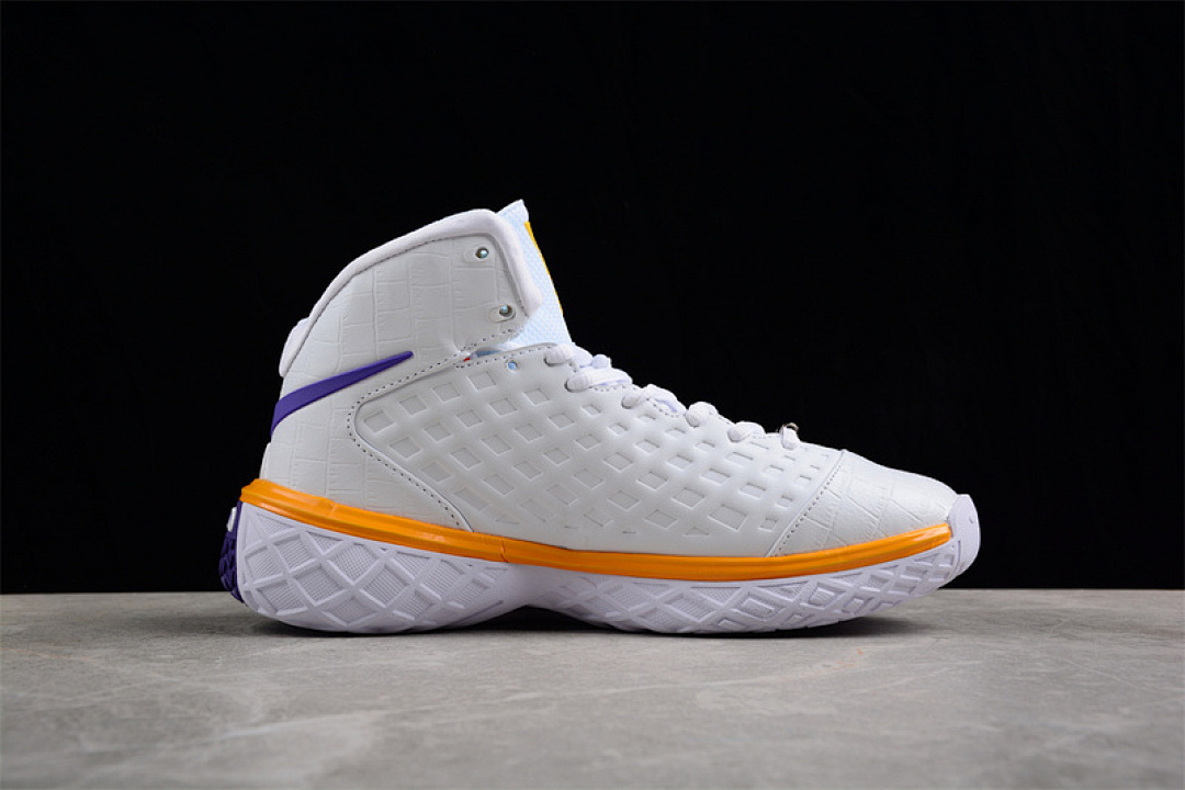 Nike [318695-151]-[ZOOM KOBE III 3 SL PROTRO MVP WHITE/GOLD/PURPLE]-[MAN:40-46] - Image 13