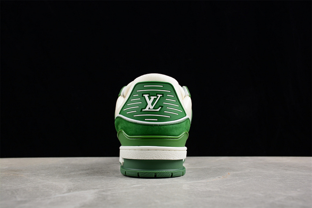 Louis Vuitton [LOUIS VUITTON TRAINER SNEAKER LOW L*V WHITE/GREEN]-[WOMAN:35-39]-[MAN:40-45] - Image 12