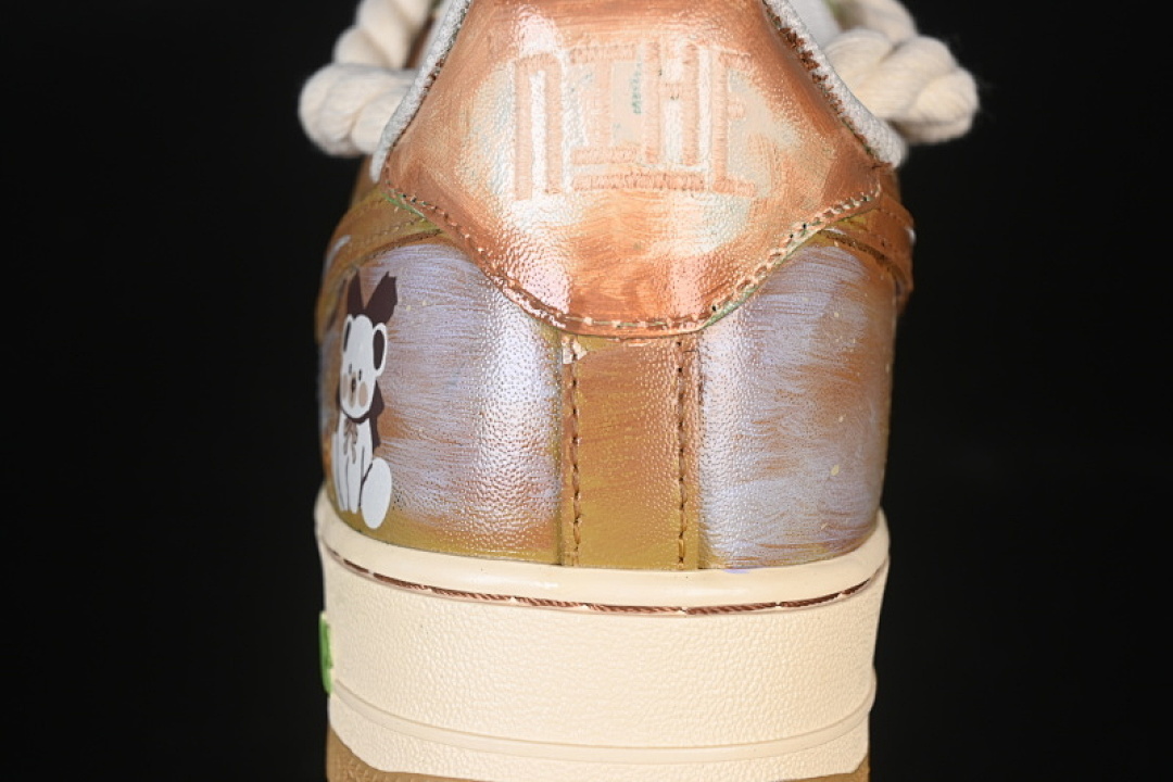 Nike [XL2321-666]-[AIR FORCE 1 07 LOW MILK COFFEE BEAR KHAKI/BEIGE/WHEAT]-[WOMAN:36-39]-[MAN:40-45] - Image 6