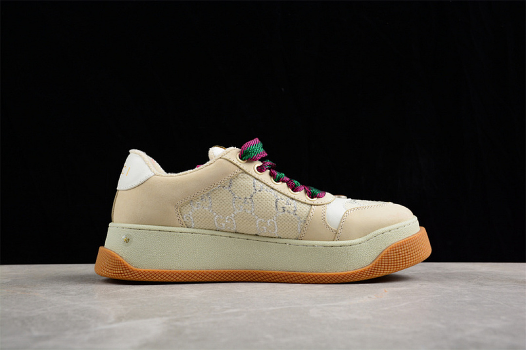 Gucci [GU*CCI SCREENER DIRTY SHOES BEIGE/RED/GREEN/BROWN]-[WOMAN:35-40] - Image 12