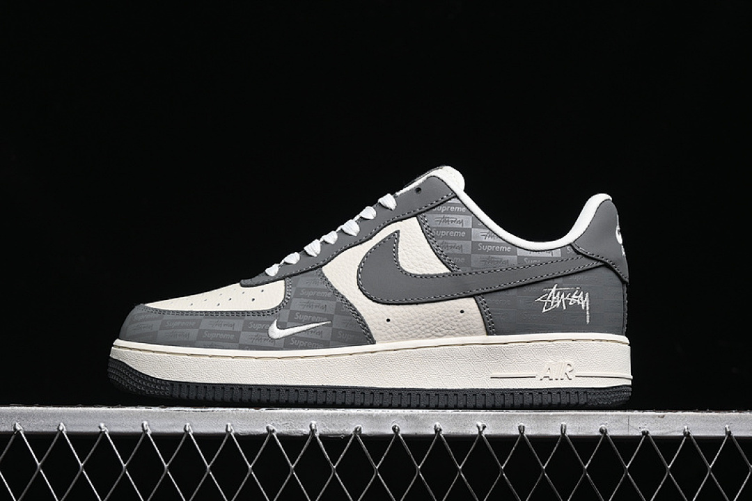 Nike [DF0180-008]-[AIR FORCE 1 07 LOW OFF WHITE/GREY]-[WOMAN:36-39]-[MAN:40-45], photo 1