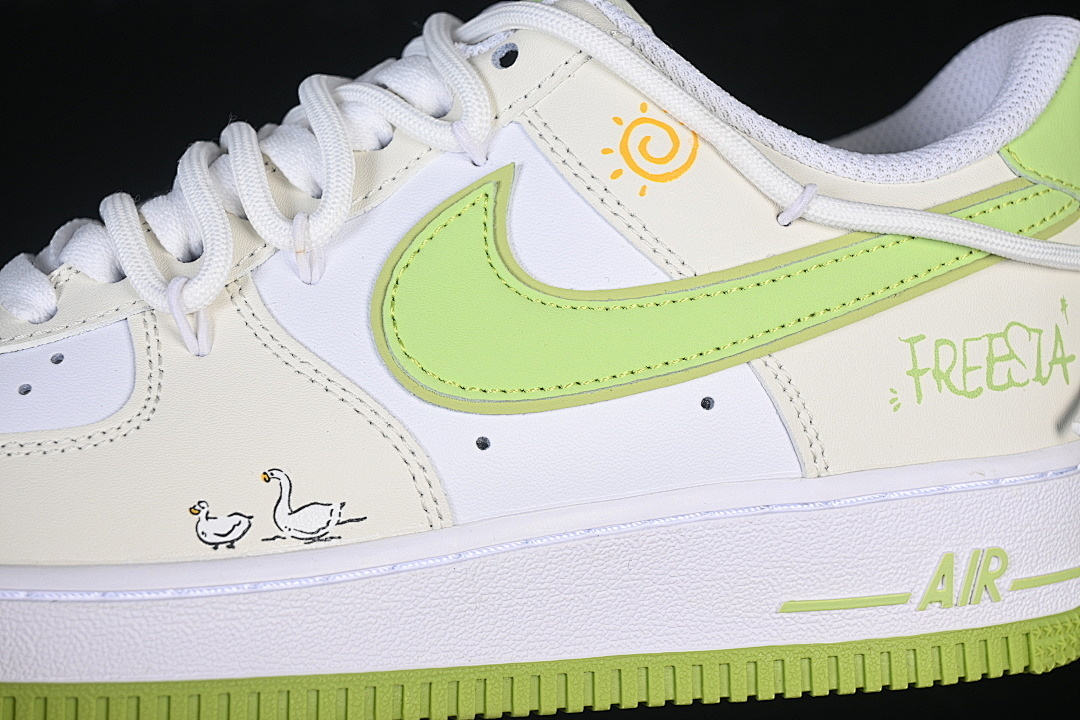 Nike [YY2024-315]-[AIR FORCE 1 07 LOW CASUAL SNEAKERS GRASS GREEN/WHITE]-[WOMAN:36-39]-[MAN:40-45] - Image 7