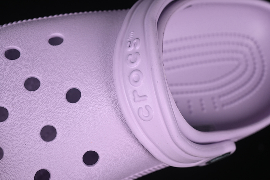 Crocs [CROCS THE SUMMER CLASSIC DUAL-PURPOSE BEACH HOLE SHOES SANDAL SLIPPERS PURPLE]-[WOMAN:36-40] - Image 4