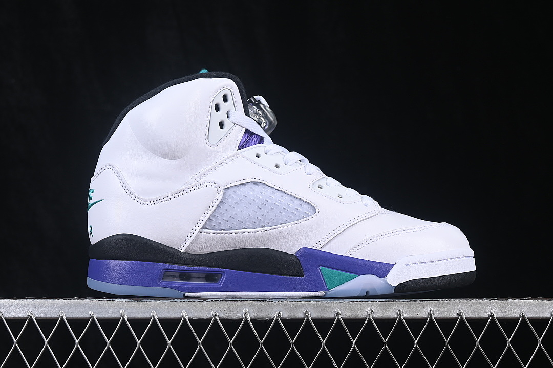 Unbranded [HQ7978-100]-[AIR JORDAN 5 OG AJ5 BASKETBALL SHOES WHITE/PURPLE]-[WOMAN:36-39]-[MAN:40-49] - Image 15