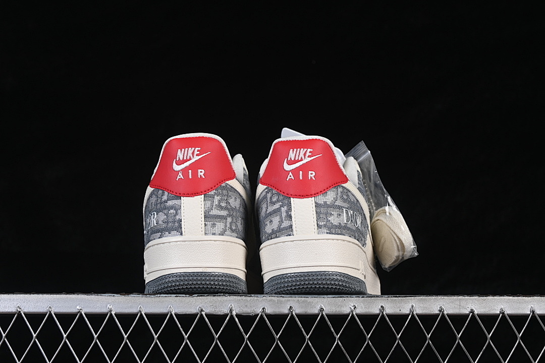 Nike [DN1688-812]-[AIR FORCE 1 07 LOW WHITE/GREY/RED]-[WOMAN:36-39]-[MAN:40-45] - Image 14