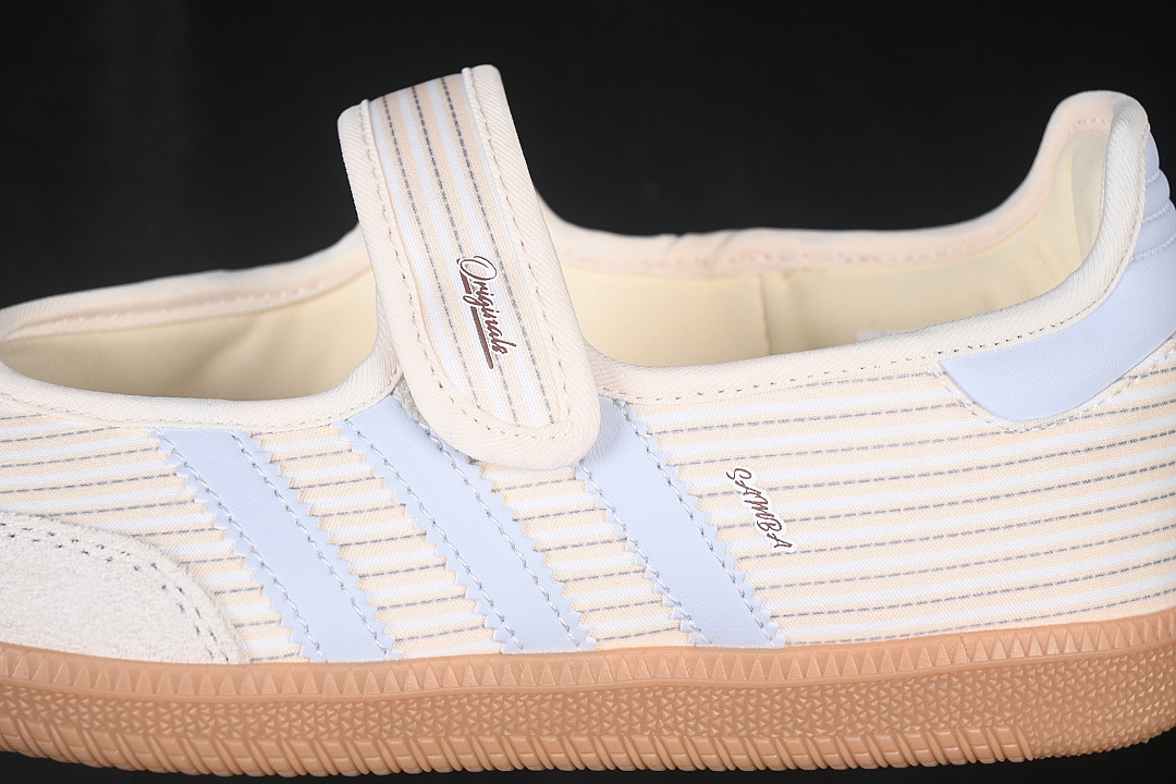 Adidas [KH7834]-[SAMBA JANE LAZY PERSON'S LIFE SHOES LIGHT WHEAT/WHEAT]-[WOMAN:35-39]-[MAN:40-45] - Image 7