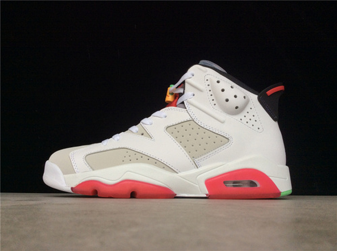 Jordan AIR Jordan 6 RETRO HARE WHITE/TRUE RED/BLACK · CT8529-062, photo 1