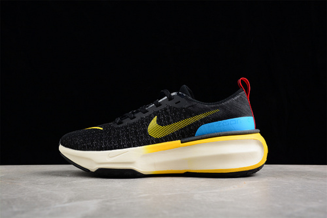 Unbranded [DR2660-002]-[ZOOM X INVINCIBLE RUN FK 3 BLACK/YELLOW/BLUE/GREY]-[MAN:39-45], photo 1