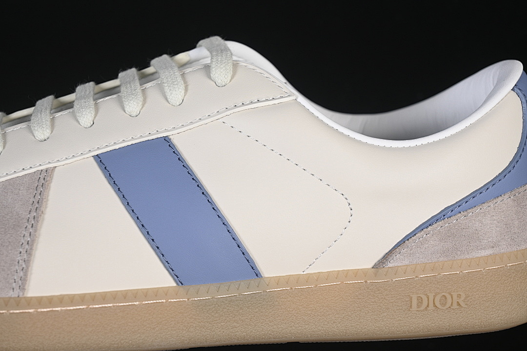 Dior [LOW-TOP DERBY SHOES WHITE/GREY/BLUE]-[WOMAN:39]-[MAN:40-45] - Image 8